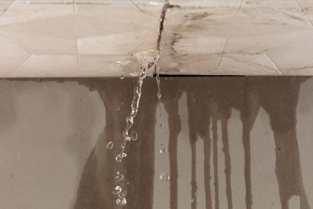 Professional Burst Pipe Cleanup technician working in Cherry Plain, NY
